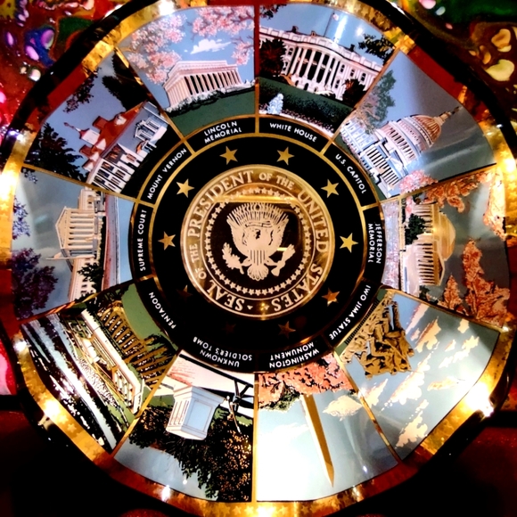 RARE~UNIQUE~ Vintage presidential seal plate